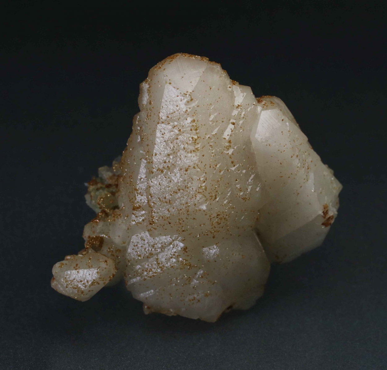 Calcite With Quartz & Rhodochrosite