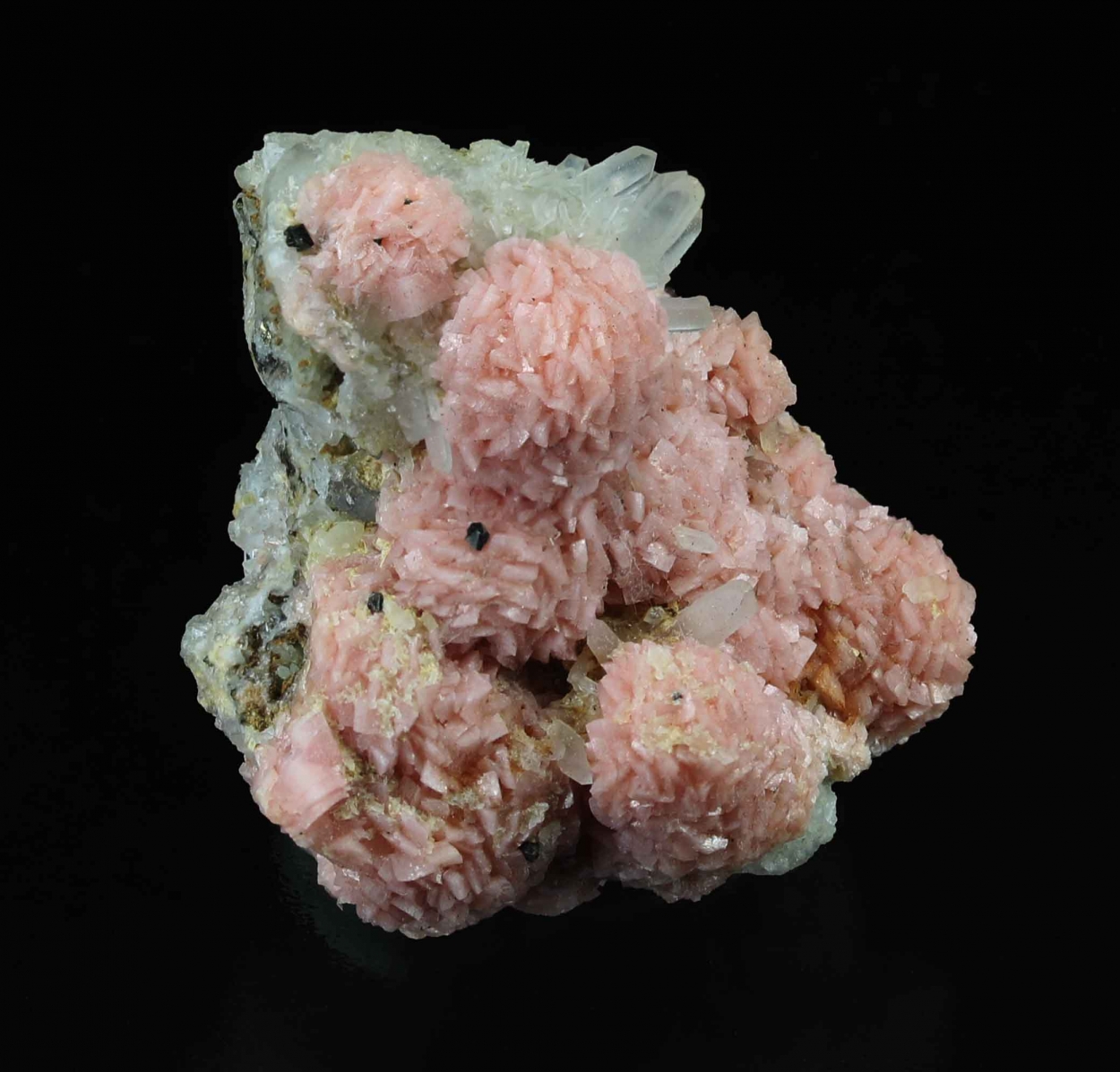 Rhodochrosite With Quartz