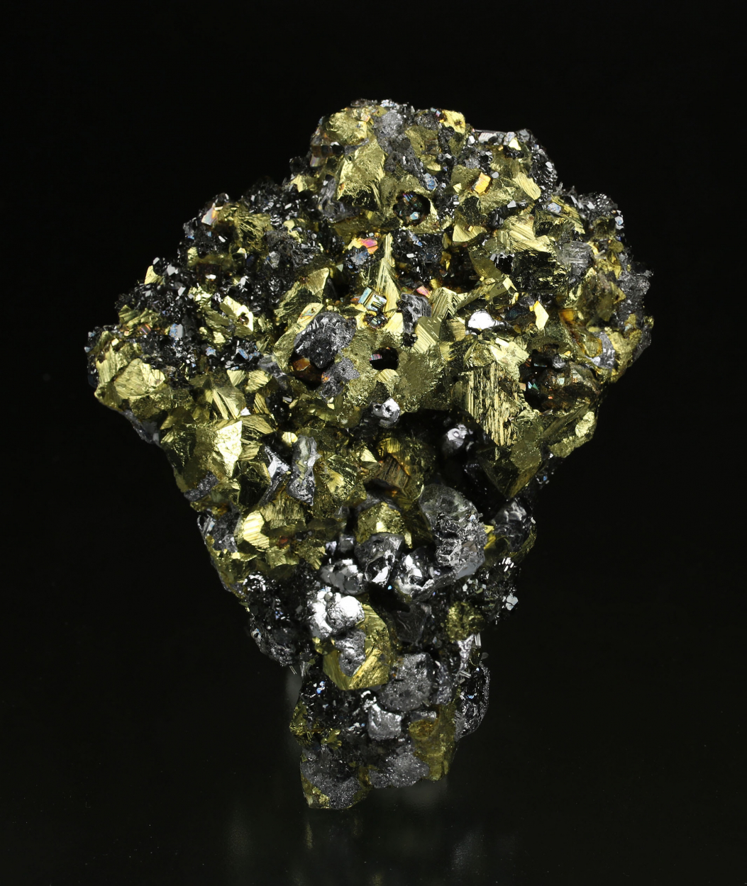 Chalcopyrite Included With Pyrite With Galena