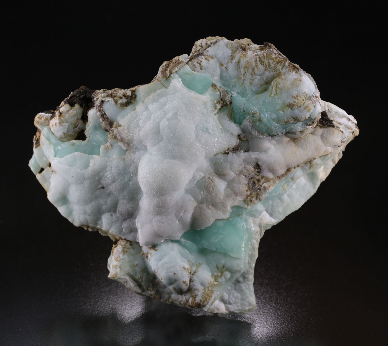 Smithsonite With Manganese Dendrites