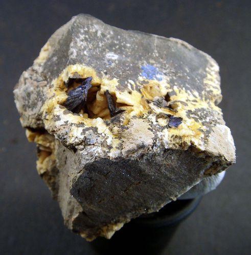 Azurite On Dolomite