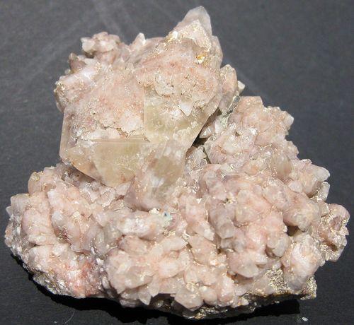 Cinnabar In Calcite