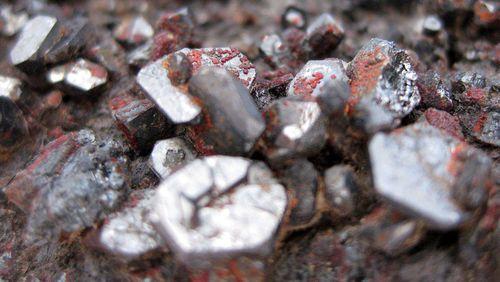 Hematite With Realgar