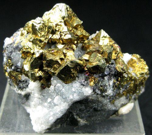 Chalcopyrite On Quartz