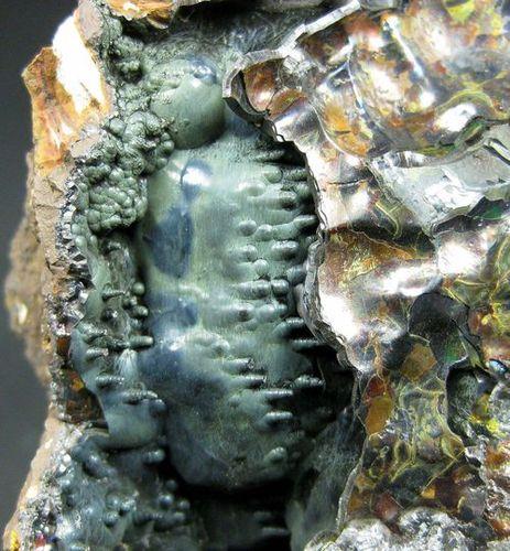 Pyrolusite With Limonite