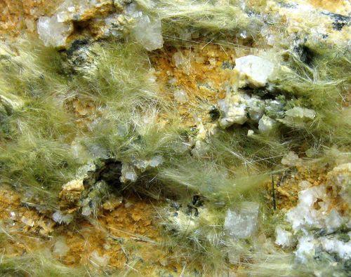 Byssolite With Adularia