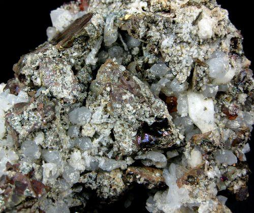 Chalcopyrite On Quartz