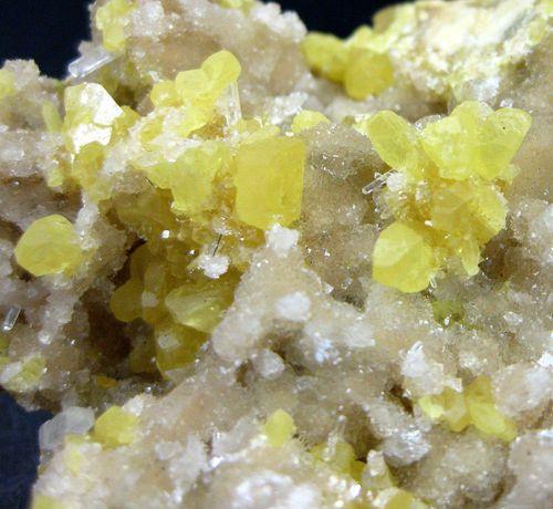 Native Sulphur With Celestine