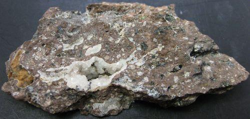 Pyrolusite On Heulandite