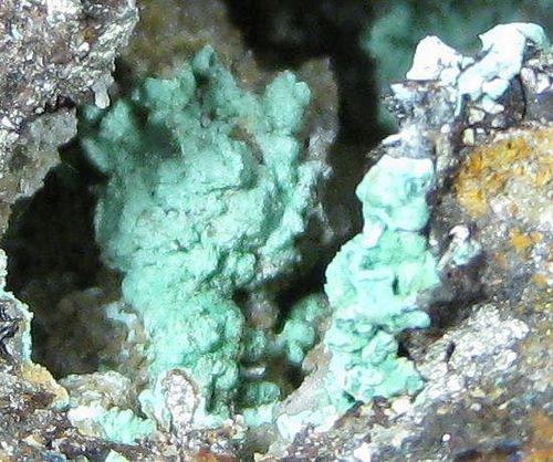 Rosasite Linarite Cerussite & Pyrite