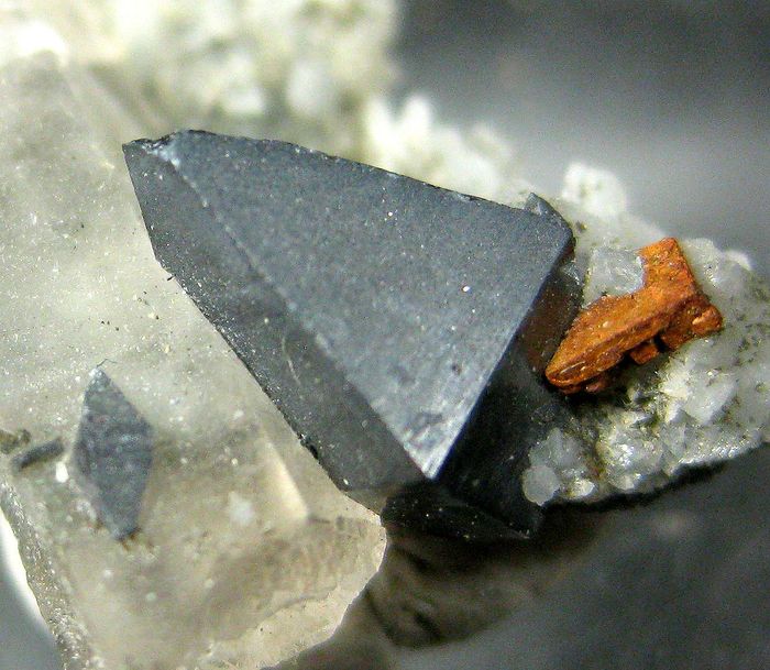 Anatase Quartz & Limonite Psm Pyrite
