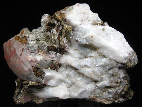 Aragonite & Dolomite On Quartz