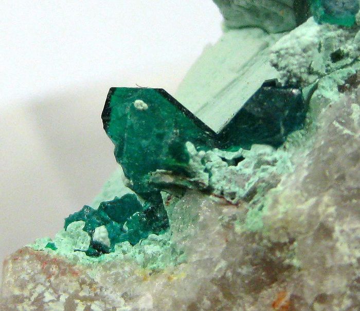 Dioptase With Plancheite