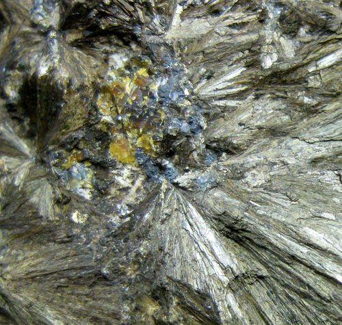 Hedenbergite With Galena