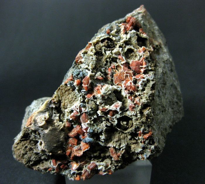 Heulandite-Ca With Celadonite & Chalcedony