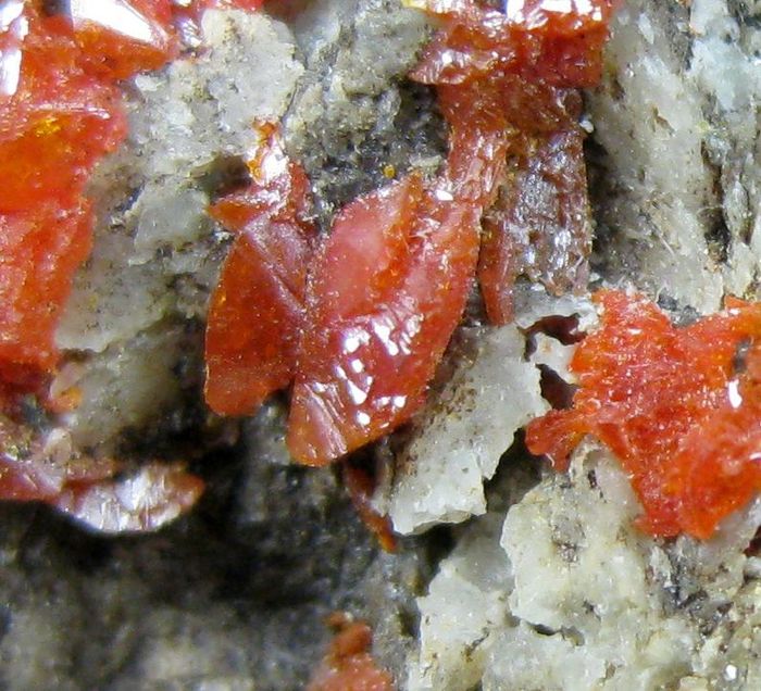 Wulfenite With Galena