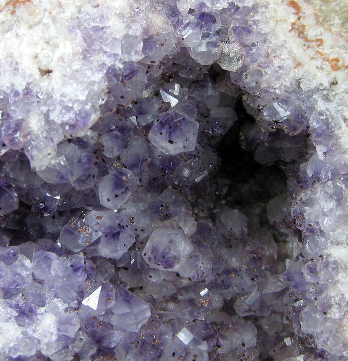 Amethyst With Goethite