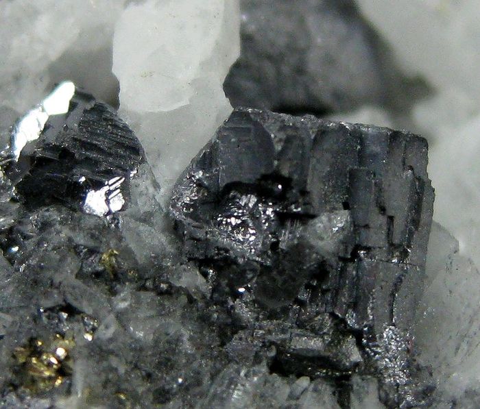 Galena Bournonite Seligmannite & Quartz