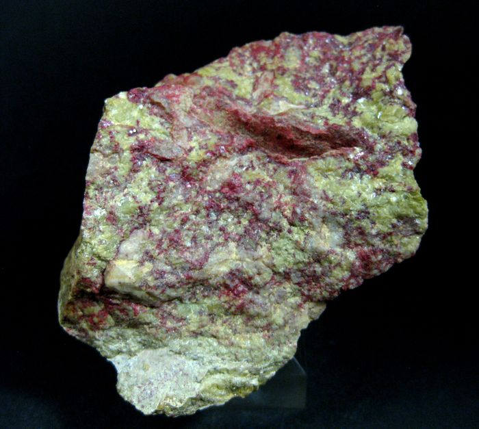 Cinnabar On Siderite