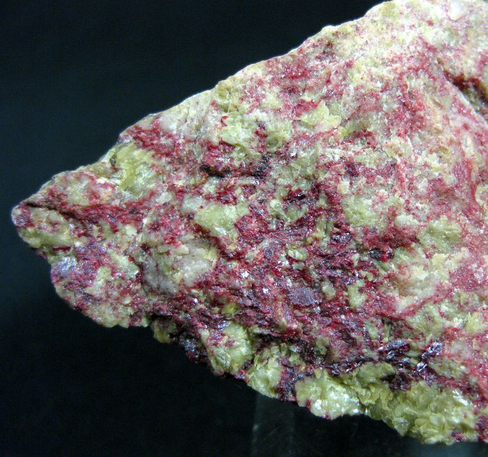 Cinnabar On Siderite