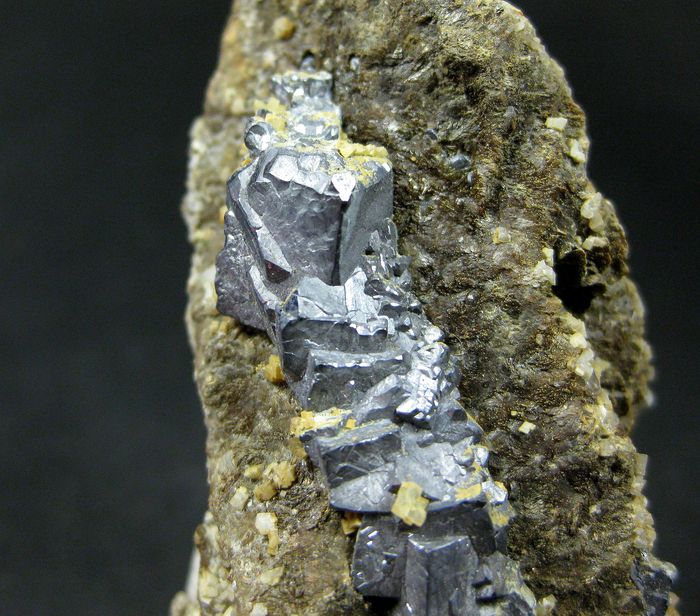 Galena with Calcite On Dolomite