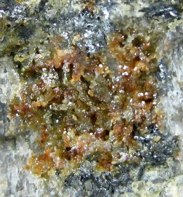 Kermesite With Chapmanite & Jarosite