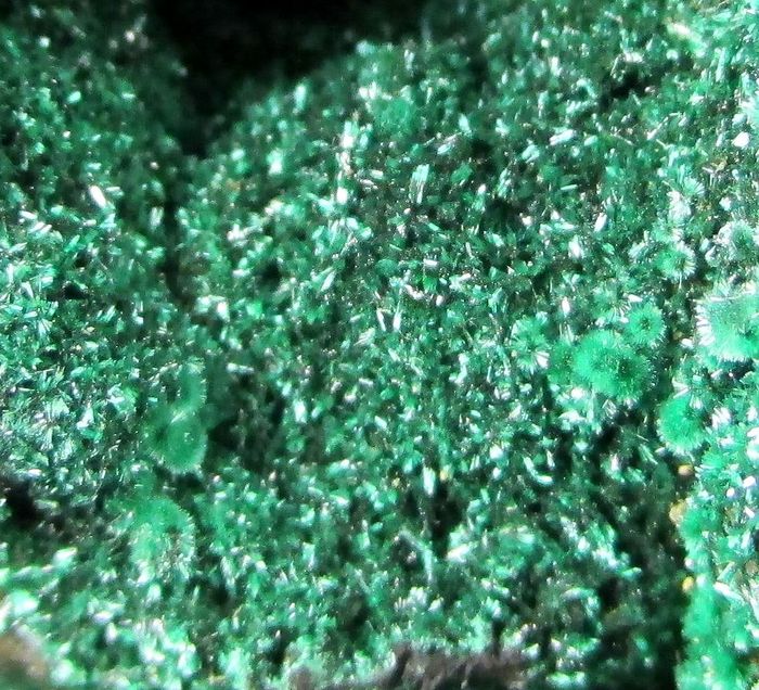 Malachite Siderite & Baryte