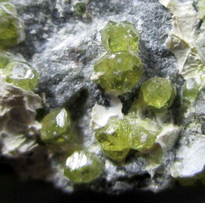 Topazolite On Serpentine & Antigorite