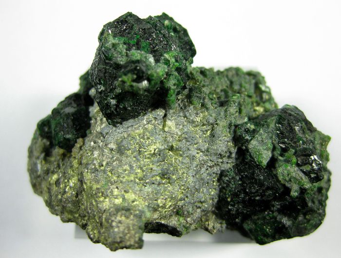 Uvarovite With Chromian Diopside & Cobaltpentlandite