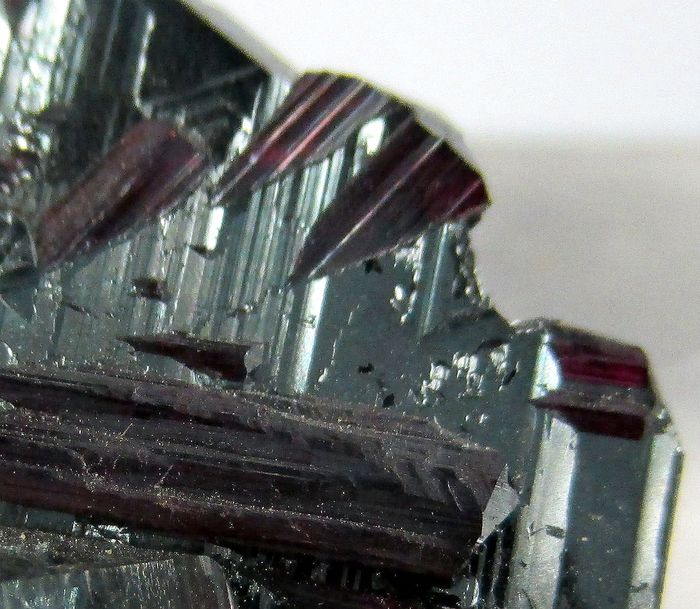 Rutile On Iron Rose & Rock Crystal