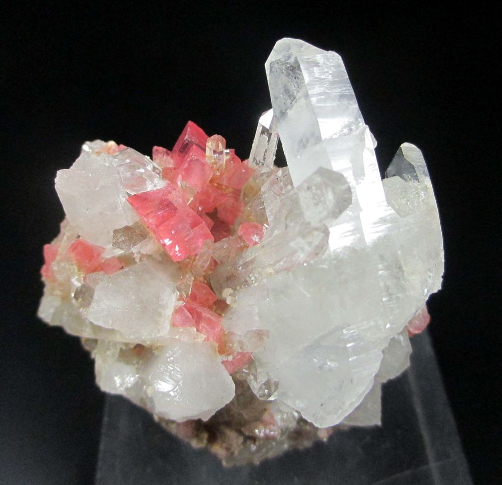 Rhodochrosite & Quartz