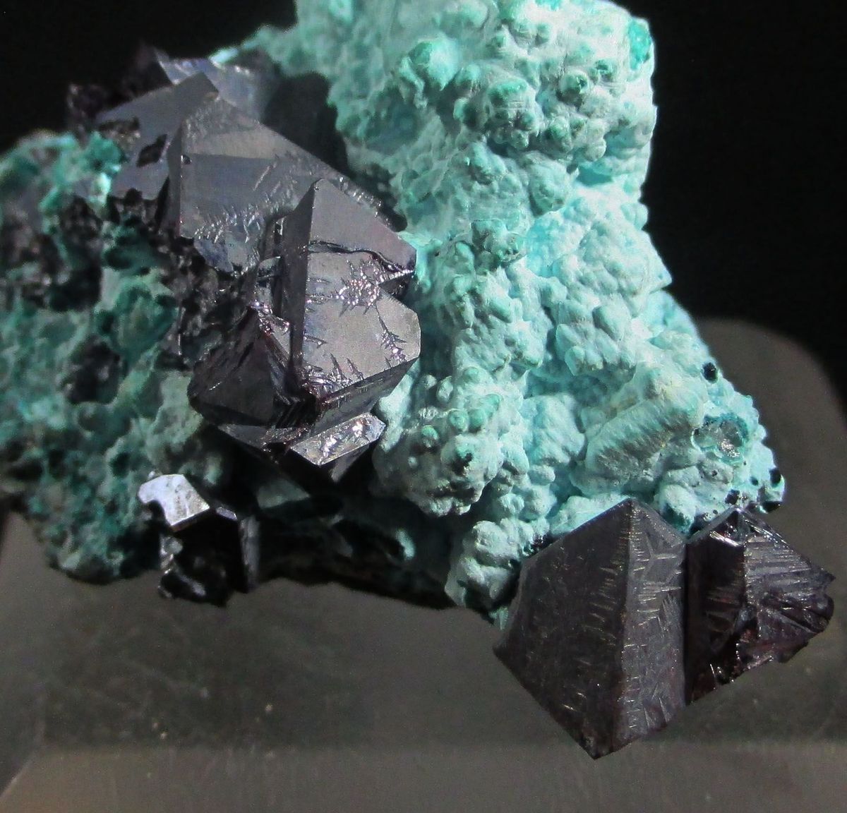 Cuprite On Chrysocolla