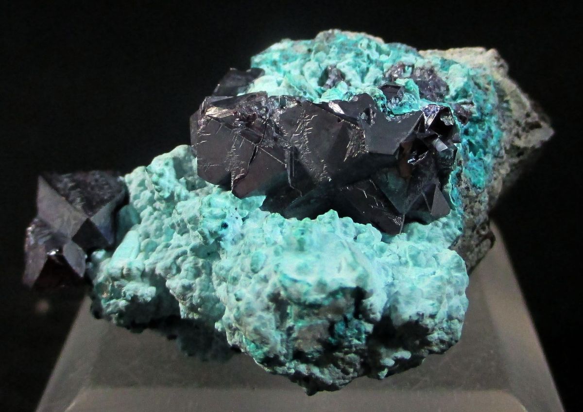 Cuprite On Chrysocolla