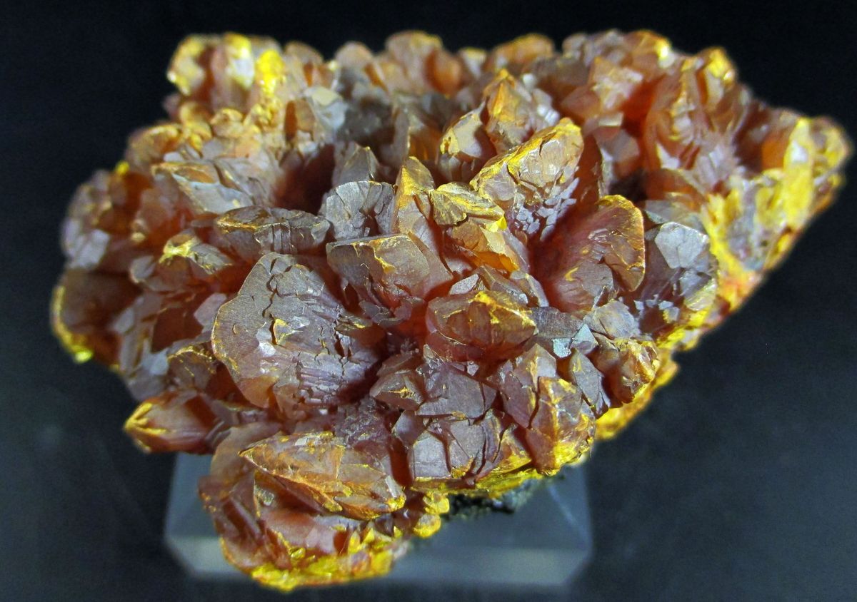 Orpiment On Pyrite
