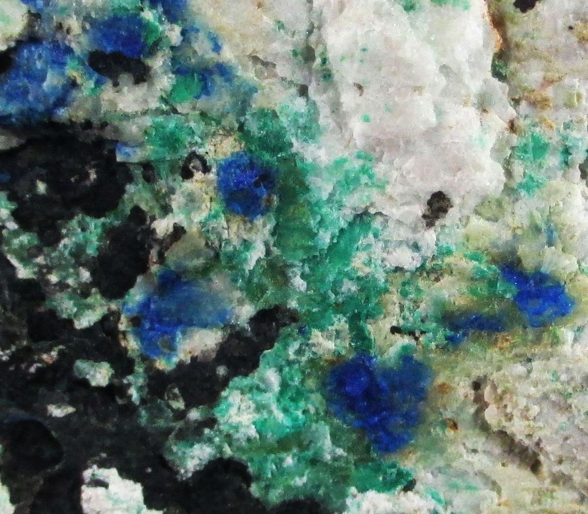 Tyrolite Azurite & Mercurian Tetrahedrite