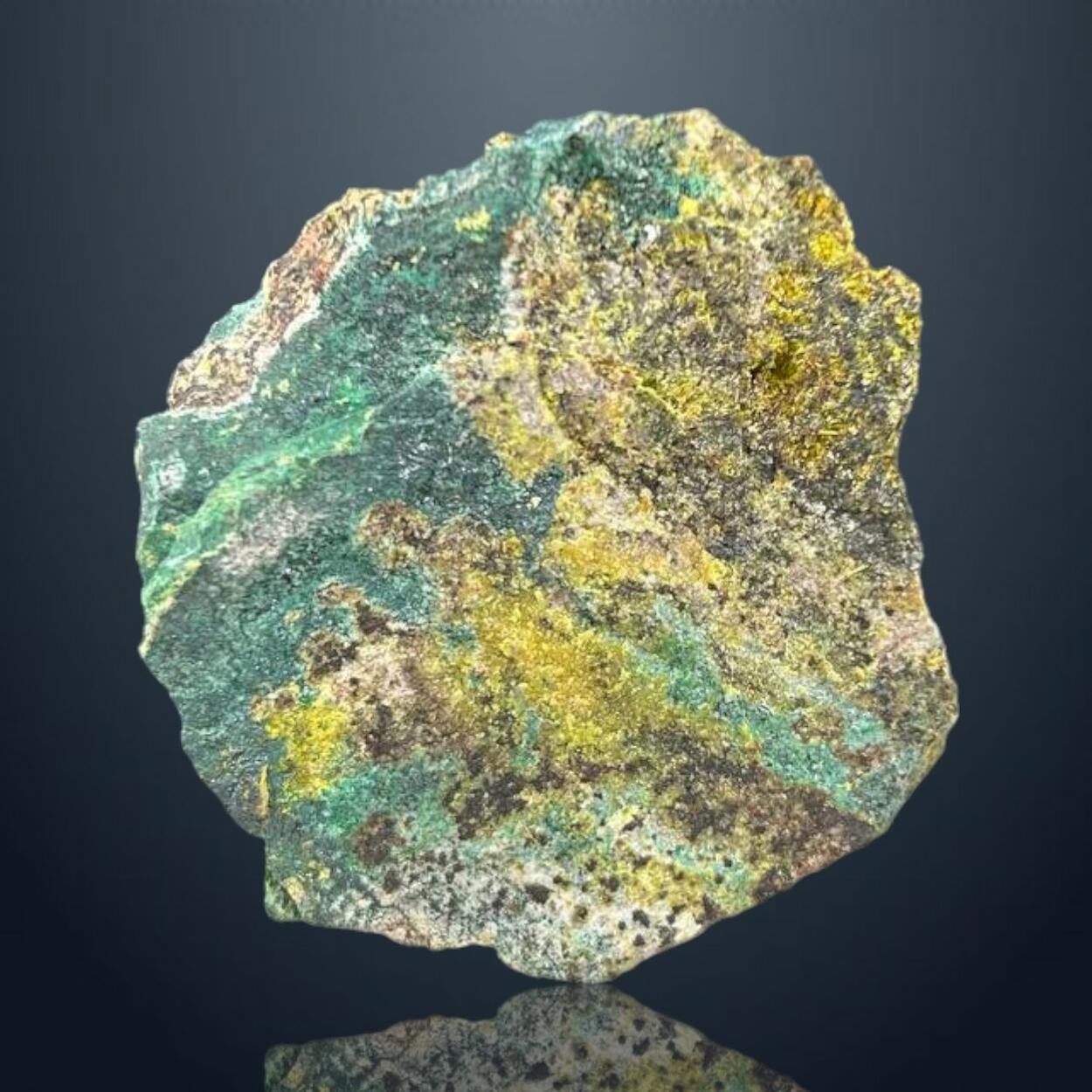 Uranophane Malachite & Digenite
