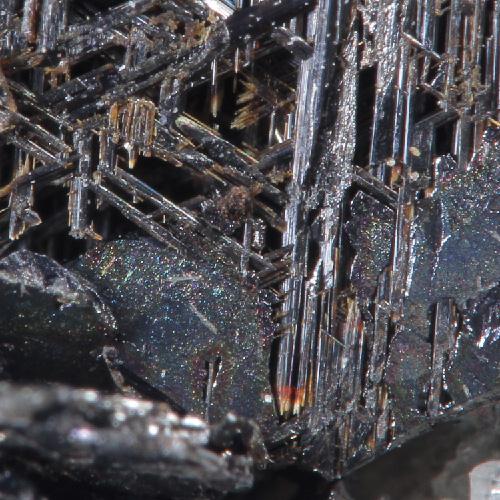 Rutile Var Sagenite With Hematite