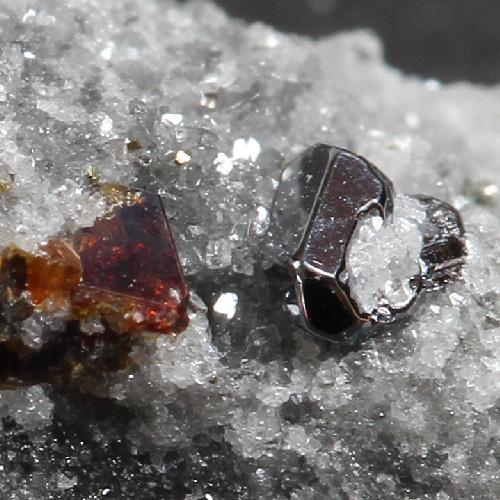 Jordanite With Sphalerite & Baryte