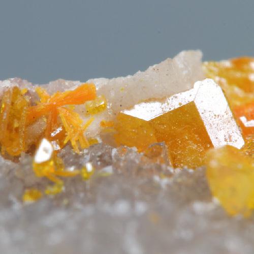 Wulfenite With Mimetite