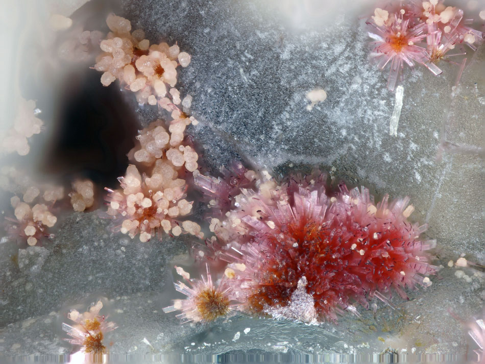 β-Roselite & Erythrite