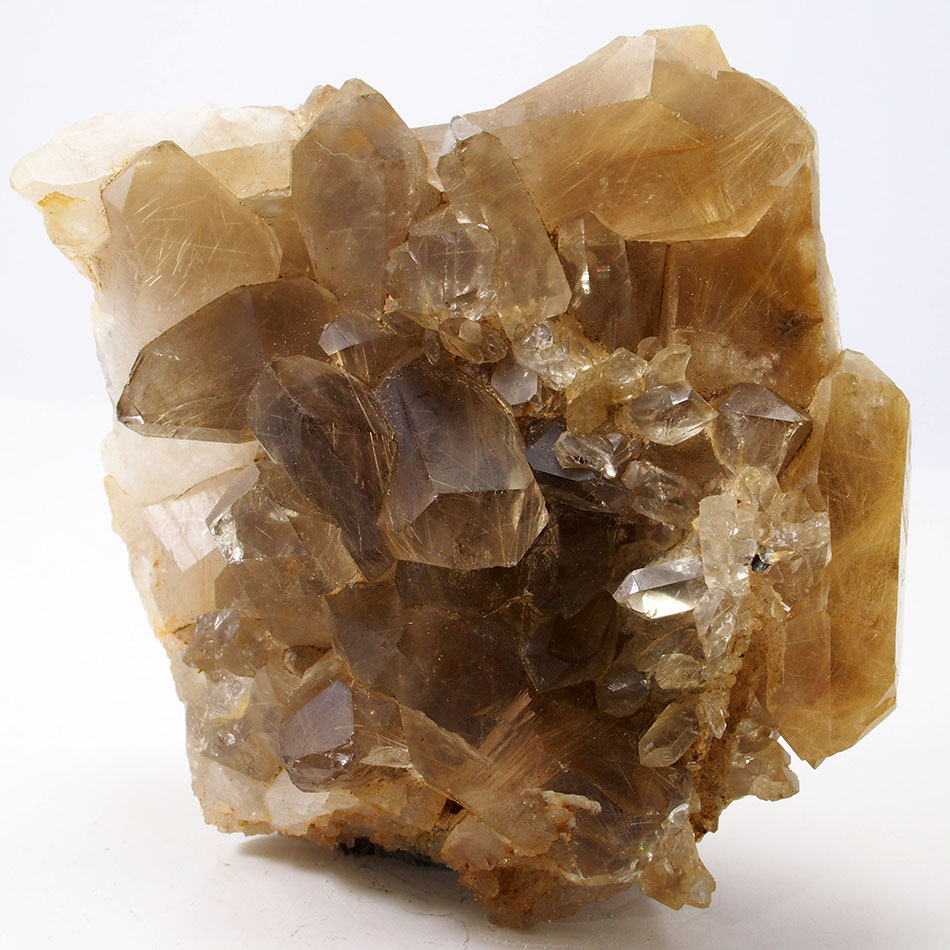 Rutile In Smoky Quartz