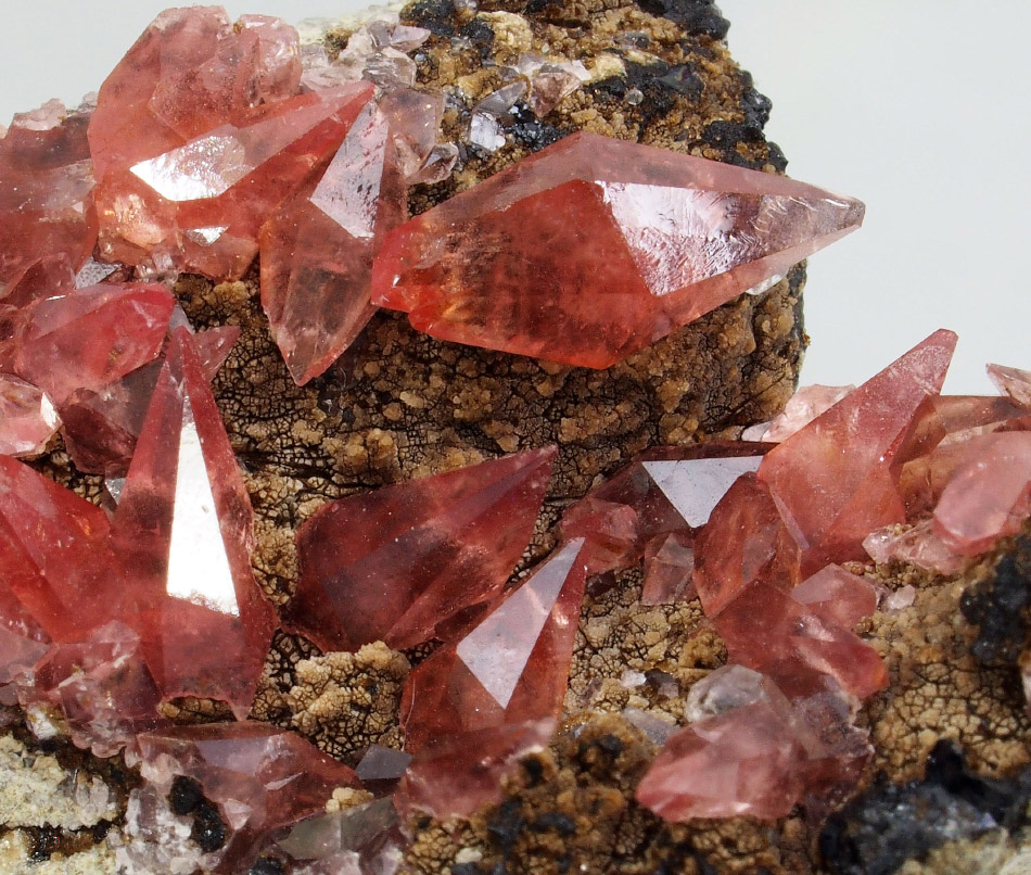 Rhodochrosite & Fluorite