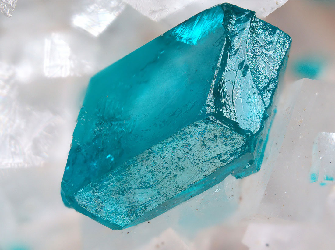 Dioptase On Dolomite