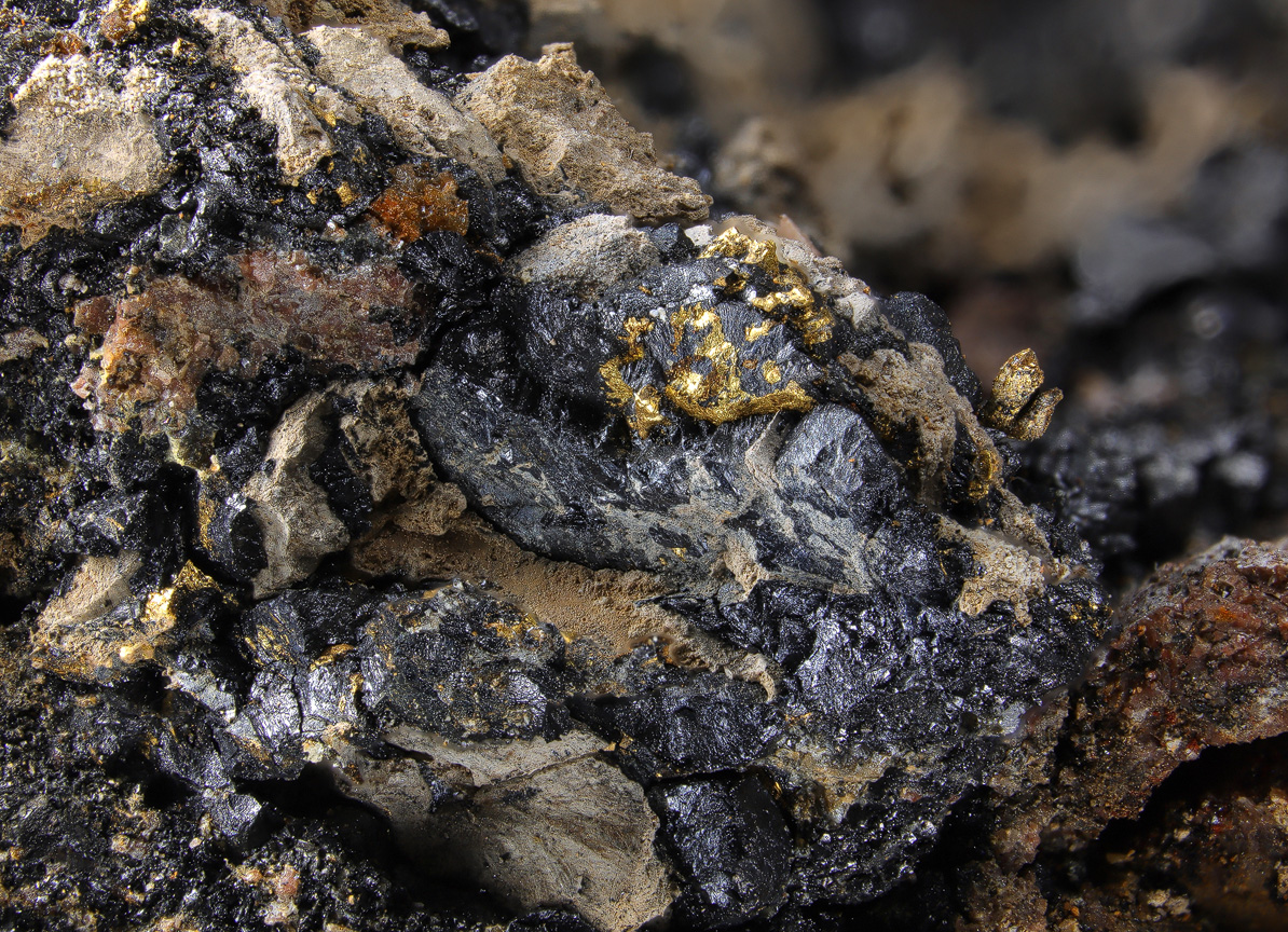 Native Gold & Uraninite