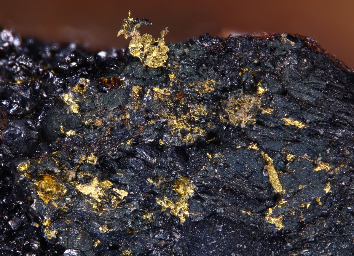 Native Gold In Uraninite