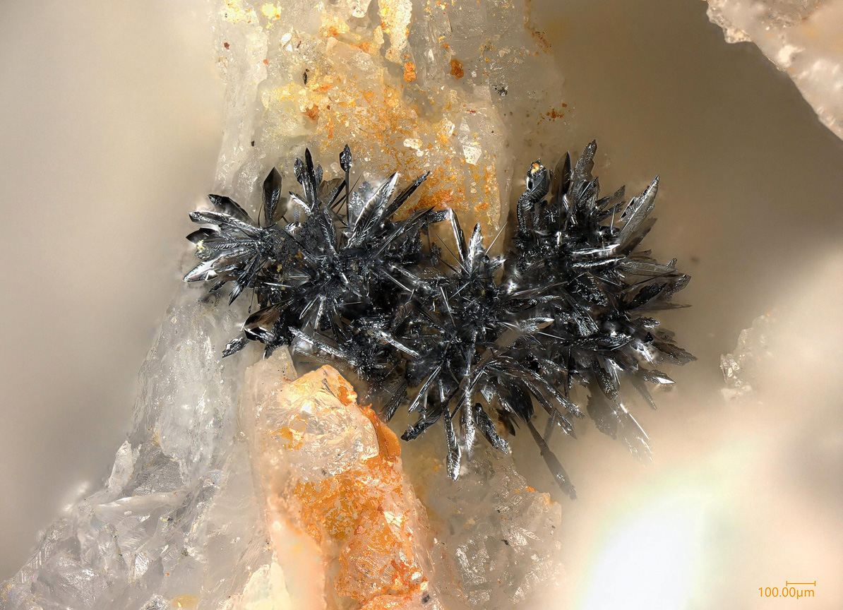 Acanthite On Native Silver