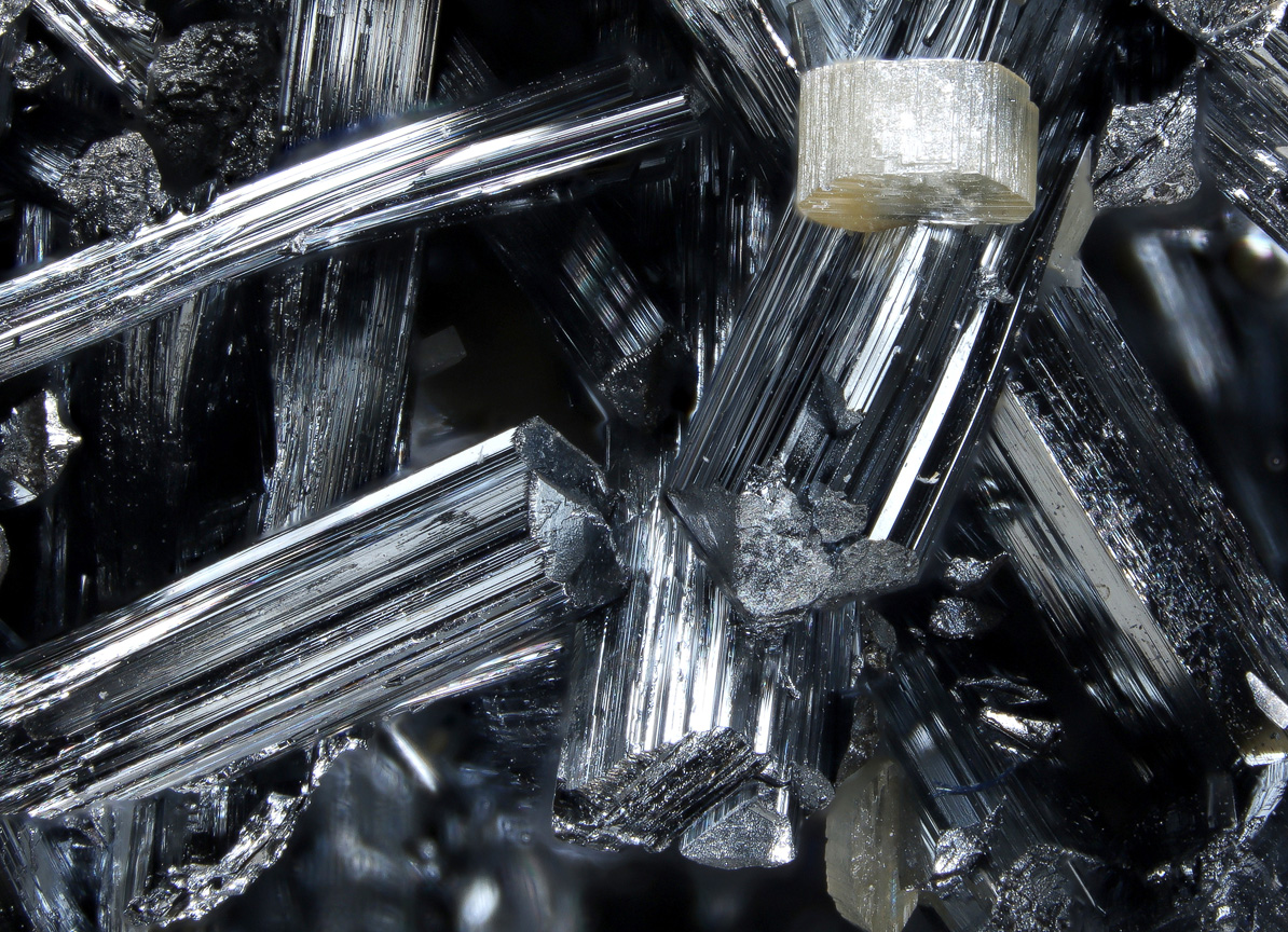 Valentinite On Stibnite