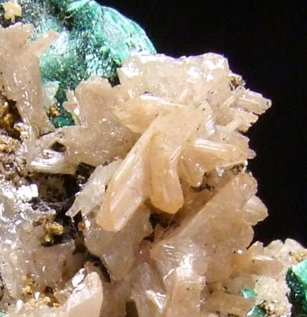 Cerussite On Malachite