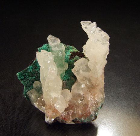 Cuprian Austinite & Calcite