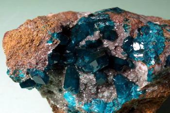 Dioptase On Dolomite